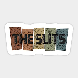 The Slits Retro Pattern Sticker